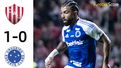 Com um time misto, o Cruzeiro sofreu um gol no último minuto e amargou uma derrota na estreia pela Sul-Americana.