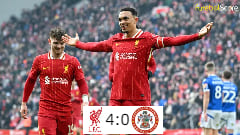 O Liverpool vence a equipa da Quarta Divisão com golaço na gaveta e alcança a Taça de Inglaterra