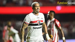 Luciano encerra jejum de mais de dois meses e lidera virada do São Paulo contra o Náutico na Copa do Brasil