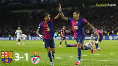 Raphinha e Lamine Yamal brilham, Barça derrota Benfica mais uma vez e avança às quartas da Champions