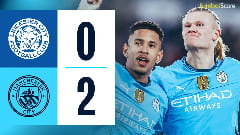 Resultado | Leicester 0:2 Manchester City