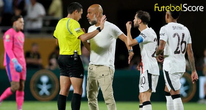 “É brincadeira?”: jornal espanhol destaca indignação de Guardiola após eliminação do Manchester City no Mundial de Clubes