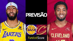 Palpite Los Angeles Lakers VS Cleveland Cavaliers