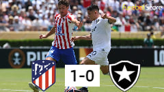 Botafogo é derrotado pelo Atlético de Madrid, mas avança às oitavas do Mundial de Clubes em 2º lugar