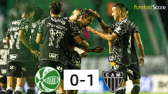 Atlético-MG resiste à pressão final do Juventude, vence e se distancia do Z-4 no Brasileirão