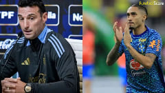 Scaloni explica por que ‘perdoa’ Raphinha após ‘porrada neles’ e revela o segredo da goleada: ‘Foi assim que neutralizamos o Brasil’