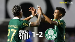 Tallis brilha de novo, Richard Rios faz gol e Palmeiras vence o Santos no primeiro clássico do Paulistão