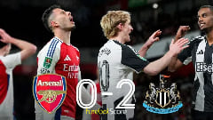 Isak brilha, o Newcastle vence o Arsenal fora de casa e se classifica para as semifinais da Copa da Liga