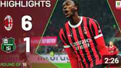 เอซี มิลาน 6-1 ซัสเซาโล่ | ไฮไลท์ โกปปาอีตาเลีย
