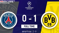 รายงานหลังเกม＞＞ปารีส แซงต์ แชร์กแมง 0-1 โบรุสเซีย ดอร์ทมุนด์