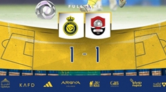 ลีกซาอุดีอาระเบีย- อันนัศร์ 1-1 อัล ราเอ็ด โรนัลโด้ยิงได้ 3 เกมติดต่อกัน