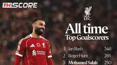 ​ทำเนียบดาวยิงลิเวอร์พูล: เอียน รัช ครองเบอร์หนึ่ง, ซาลาห์ซัดครบ 250 ประตูรั้งอันดับ 3