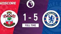 พรีเมียร์ลีก - เชลซีถล่มเซาแธมป์ตัน 5-1 คว้าชัยชนะ 3 นัดติดต่อกัน