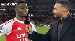 ซาก้าเผย "บางครั้งต้องพึ่งโชค" แม้ฟอร์มไม่ดี แต่ชนะก็เพียงพอแล้ว