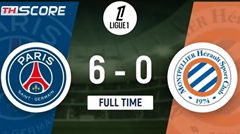 ปารีส แซงต์-แชร์กแมง เอาชนะ มงต์เปลลิเยร์ 6-0 คว้าชัยชนะ 2 เกมติดต่อกัน