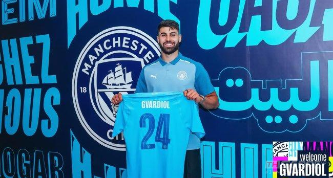 ทางการ:แมนเชสเตอร์ซิตี้คว้าตัวJoško Gvardiolด้วยราคา 90 ล้าน สัญญาไปถึงปี 2028