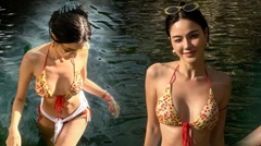 กวาง เดอะเฟซ ฟาดหุ่นแซ่บ โชว์อึ๋มเต็มตา ริมสระน้ำในอุทยานฯ ที่เม็กซิโก
