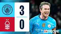 ชนะครั้งแรกในรอบ 8 เกม! แมนซิตี้ ถล่ม น็อตติ้งแฮม ฟอเรสต์ 3-0