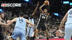 NBA - ซานแอนโตนิโอ สเปอรส์ 126-119 เมมฟิส กริซลีส์