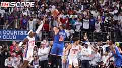 ​บรันสันทำแต้ม 40 แต้ม พา Knicks ชนะ Pistons 116-113 ผ่านเข้ารอบสองพบ Celtics