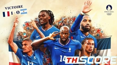 ฟุตบอลชายโอลิมปิก - ฝรั่งเศส เอาชนะ อาร์เจนตินา 1-0 ผ่านเข้าสู่รอบรองชนะเลิศ เจอกับ อียิปต์