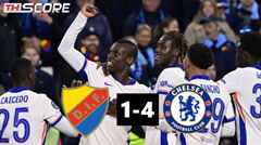 ​ยูฟ่า แชมเปี้ยนส์ ลีก - เชลซี เอาชนะ ดเจอร์การ์เดน 4-1 ในเลกแรก แจ็กสัน ยิงสองประตู และซานโช ยิงสองประตู