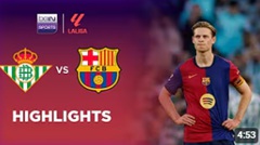 เรอัล เบติส 2-2 บาร์เซโลน่า | ไฮไลท์การแข่งขันลาลีกา 24/25