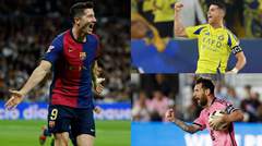เลวานดอฟสกี้ร่วมทีมเมสซี่และโรนัลโด้ในสโมสร UCL สุดพิเศษ
