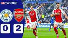 ​พรีเมียร์ลีก - เมอริโน่ ยิงสองลูกเป็นตัวสำรอง อาร์เซนอล 2-0 เลสเตอร์ ซิตี้ ห่างจากจ่าฝูง 4 แต้ม