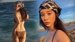 เก้า สุภัสสรา สาดซีนแซ่บ สวมทูพีซลายแม่เสือสาว โชว์หุ่นสวยเซ็กซี่ริมชายหาดที่อินโดฯ