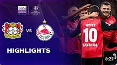 ไบเออร์ เลเวอร์คูเซิน 5-0 เร้ดบูลล์ ซัลซ์บวร์ก | ไฮไลท์ ยูฟ่า แชมเปียนส์ ลีก 24/25