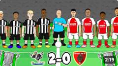 นิวคาสเซิ่ล ยูไนเต็ด 2-0 อาร์เซน่อล | ไฮไลท์อีเอฟแอลคัพ