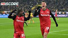 บุนเดสลีกา: เลเวอร์คูเซน บุกไปชนะ ดอร์ทมุนด์ 3-2 ทำสถิติชนะรวด 6 นัด