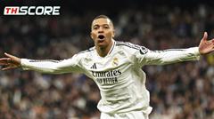 ขึ้นนำจ่าฝูง! เรอัลมาดริดชนะพัลมาส 4-1 เอ็มบัปเป้ยิงสองประตู