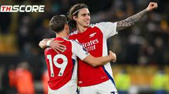 อาร์เซนอล 10 คน ชนะ วูล์ฟแฮมป์ตัน 1-0 ตามหลังจ่าฝูง 6 คะแนน