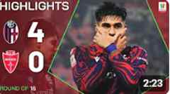 โบโลญญ่า 4-0 มอนซ่า 1912 | ไฮไลท์ โกปปาอีตาเลีย