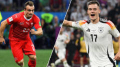 วิเคราะห์บอล ยูโร 2024 “สวิตเซอร์แลนด์” VS “เยอรมนี” คาด 11 ตัวจริง สถิติ 5 นัด ฟันธงผลแข่ง