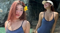 สกุล กัญญาภัค อวดแซ่บเด้งดึ๋งสวยฉ่ำ ! ในชุดวันพีซฟิตเปรี๊ยะจากทริปทะเลใต้