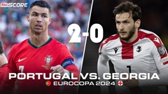 ผลบอลยูโร โปรตุเกสพ่ายจอร์เจีย 0-2 แต่ยังดีพอเข้ารอบอันดับ 1