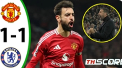 สกอร์เสมอกันที่โอลด์ แทรฟฟอร์ด | แมนเชสเตอร์ ยูไนเต็ด 1-1 เชลซี