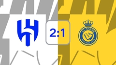 ชนะ33นัดติด! อัล ฮิลาล 2-1 อันนัศร์