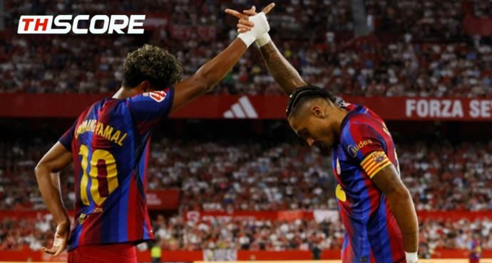 ลาลิกา - เซบีย่า 1-3 บาร์เซโลน่า
