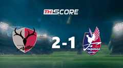 พลิกล็อก! โอคายามา บุกพลิกนรกแซงดับ แอนท์เลอร์ส คาถิ่น 2-1