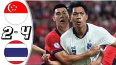 ไทย 4-2 สิงคโปร์ - ประตูและไฮไลท์ทั้งหมด - 2024