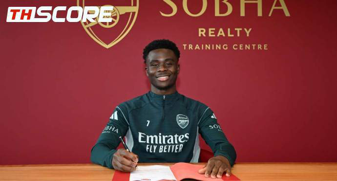 ​ซาก้า ต่อสัญญาใหม่ อาร์เซนอล ยาวถึงปี 2031
