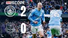 ฮาแลนด์เบิ้ล! แมนฯ ซิตี้อัดเอฟเวอร์ตัน 2-0 คว้าชัย 3 นัดรวด