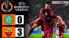 โรม่าคืนฟอร์มเก่ง! บุกถล่มเซลติก 3-0 เฟอร์กูสันเหมาสองประตู