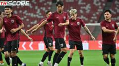 ทีมชาติไทยการฝึกซ้อมสุดท้ายก่อนที่จะพบกับสิงคโปร์ในศึกอาเซียนคัพ 2024