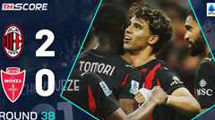 ​เอซี มิลาน ชนะ มอนซ่า 2-0 คว้าอันดับ 7 ประจำฤดูกาล! ฟีลิกซ์ โชว์ฟรีคิกเด็ด