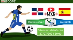 วิเคราะห์บอลโอลิมปิก สาธารณรัฐโดมินิกัน(ยู 23) VS สเปน (ยู23)